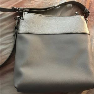 Chicos like new crossbody silver